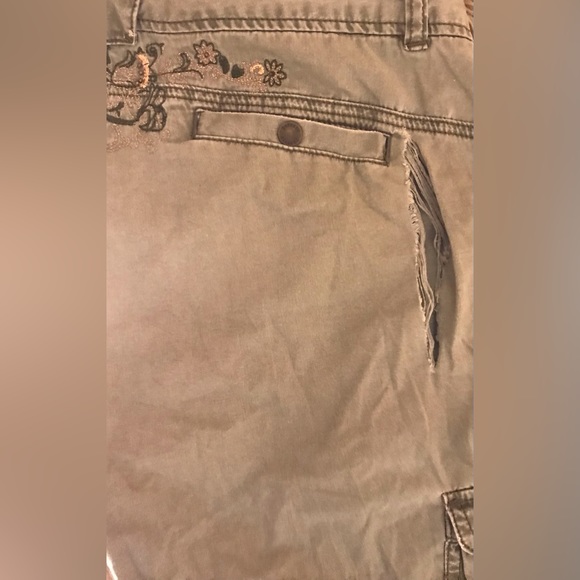 EXPRESS COTTON CARGO WITH BROCADE PANT - Picture 7 of 9